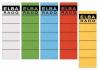 Elba rugetiketten zelfklevend 59 x 190 mm wit 