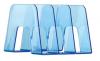 Han boekensteun glossy transparant blauw