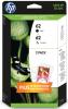 Hewlett Packard inktcartridge HP 62 zwart + kleuren C,M,Y