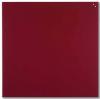 Naga magnetisch glasbord 1 x 1 m rood