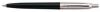 Parker balpen Jotter zwart met clip en drukknop