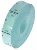 Ticketrollen 65x30 mm genummerd blauw 