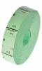 Ticketrollen 65x30 mm genummerd groen