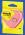 Post-it Notes mini hart, 3 kleuren, blok van 225 vel, op blister 