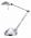 Hansa Styro bureaulamp Madrid zilver
