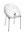 Stapelbare Designstoel Crystal transparant