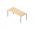 Schaffenburg bureautafel Domino 4-poots 180x80cm
